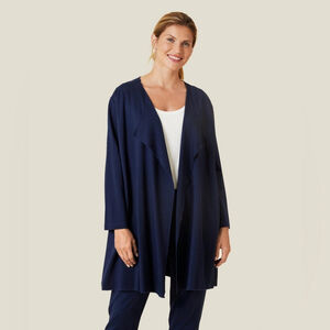 MASAI dark navy Jenama Jersey open cardigan/Jacket. Oversized fit NWT